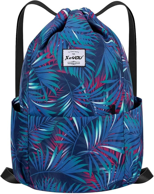 XEYOU Drawstring Sports Backpack Lightweight Gym Yoga Sackpack Shoulder Rucksack Casual Outdoor Daypack for Women and Men