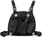 abcGoodefg Radio Chest Harness Chest Front Pack Pouch Holster Vest Rig for Two Way Radio Walkie Talkie(Rescue Essentials)