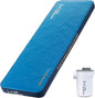 LOSTHORIZON 4.5” Thick Self Inflating Sleeping Pad with Solid Foam, Camping Mattress with Air Pump, Portable Roll Up Bed, Inflatable Outdoor Mat for Rooftop Tent Car Truck Van, Cot