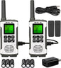 Retevis RT45 Walkie Talkies for Adults, Long Range Walkie Talkie, Rechargeable FRS Radios with Battery,NOAA Flashlight SOS, for Camping Hiking(2 Pack)