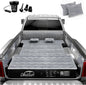Truck Bed Air Mattress for 5.5-5.8Ft Inflatable Air Mattress for Full Size Short Truck Beds Pickup Air Mattress for Camping Truck Tent Accessories with Pump & Carry Bag (A-Grey)