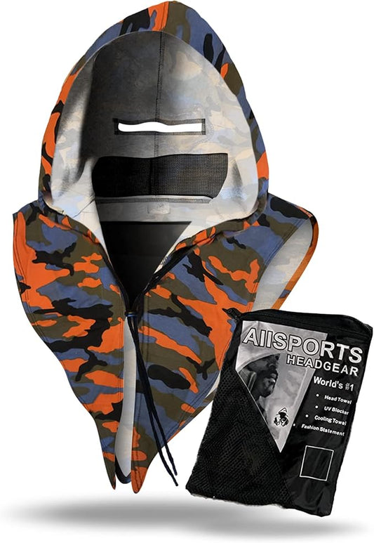 Green Camoflage, Fashion Hoodie with Internal Pockets