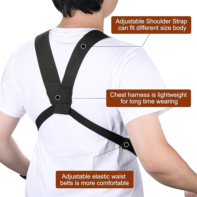abcGoodefg Radio Chest Harness Chest Front Pack Pouch Holster Vest Rig for Two Way Radio Walkie Talkie(Rescue Essentials)