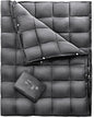 KingCamp Down Camping Blanket - Packable Lightweight Travel Blanket for Stadium, Camping, Backpacking, Compact & Water Resistant & Warm Airplane Quilt
