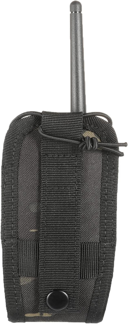 FRTKK Tactical Radio Holder Radio Holster Molle Radio Pouch Universal Radio Case Military Heavy Duty Radio Bag for Police Firefighter Two Ways Walkie Talkies Vest