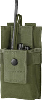 FRTKK Tactical Radio Holder Radio Holster Molle Radio Pouch Universal Radio Case Military Heavy Duty Radio Bag for Police Firefighter Two Ways Walkie Talkies Vest