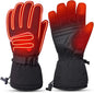day wolf Upgraded Heated Gloves for Men Women, Waterproof and Touch Screen 7.4V 2200mAh Rechargeable Electric Gloves Hand Warmer for Skiing, Snowboarding, Skating, Camping Hiking Running