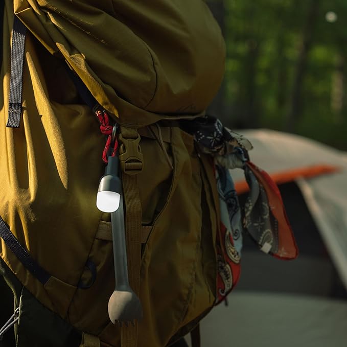 MPOWERD Luci Solar Site Lights: Stringless String Lights, Six Detachable Mini Camping Lights with Tent Stakes and Charging Case | Lights 1,000 sq ft | Rechargeable via Solar and USB | Lasts 20 Hours