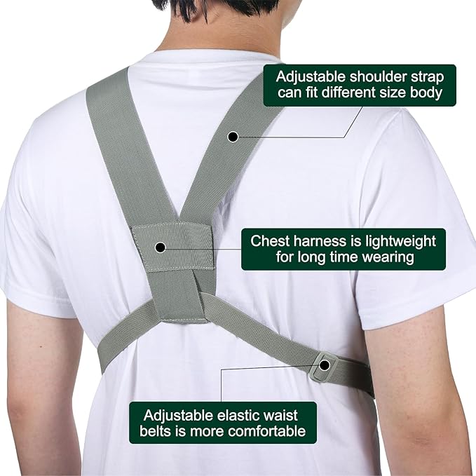 abcGoodefg Radio Chest Harness Chest Front Pack Pouch Holster Vest Rig for Two Way Radio Walkie Talkie(Rescue Essentials)