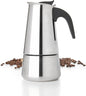 Mixpresso 6 Cup Greca Stovetop Espresso Maker, Moka Coffee Pot with Percolator Design, Stainless Steel Italian Coffee Maker, 300ml/10oz