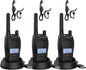 Baofeng BF-88ST Pro Walkie Talkies - 3 Pack, Long Range Radios Walkie Talkies for Kids and Adults, Upgraded from BF-88ST NOAA VOX Dual Watch, with Desktop Charger and Earpieces (Black)