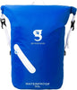 geckobrands Lightweight 30L Waterproof Backpack - Lightweight Watertight Outdoor Bag Hiking Traveling Light Water Activities