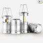 Lichamp LED Camping Lantern, 4 Pack Battery Powered Flashlight for Power Outages, Portable Collapsible Hanging Light Essential for Home, Outdoor, Emergency Lamp Survival Kit Gear for Hurricane, B4SL