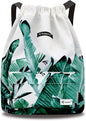 Waterproof Drawstring Bag, Gym Bag Sackpack Sports Beach Backpack for Men Women
