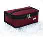 MIER Freezable Lunch Bag Frozen Mini Cooler Small Portable Insulated Lunch Box Freezer Snack Bags for Adult Travel Work, Dark Red