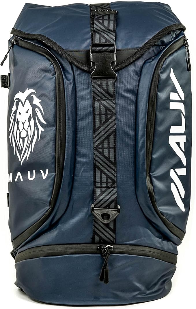 MAUV Premium Lacrosse Bag - Lacrosse Backpack - Holds Most Lacrosse or Field Hockey Equipment with Two Stick Holders and Separate Cleats Compartment - Black - Navy - Army Green - Arctic White