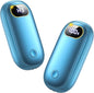 Hand Warmers Rechargeable, 14000mAh Electric Hand Warmer 2 Pack Dual-Sided Heating 17Hrs Warmth Max 131℉ USB-C Portable Pocket Heater for Raynauds, Hunting, Golf, Camping