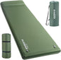 Elegear Self Inflating Sleeping Pad, 3.1" Ultra-Thick Memory Foam Camping Pad with Pillow Fast Inflating in 20s Insulated Camping Mattress Pad 4-Season Camp Sleeping Mat for Camping/Travel/Car/Tent