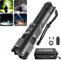 Rechargeable LED Flashlights, High Lumens Flash Lights, Tactical Zoomable Flashlight with Battery Included & 5 Modes, Super Bright Waterproof Flashlight for Emergencies, Camping, Hiking