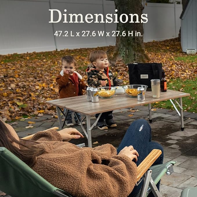 Coleman Living Collection Premium Outdoor Furniture Assortment, Lightweight & Weatherproof Chair, Table, Cot, & Bench for Backyard Patio or Campsite with Carry Bags & Handles