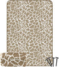 Mellowdy Companion Outdoor Printing Blanket - Waterproof, Wind-Resistant, Warm, Utility Blanket for Camping, Picnic, Stadium, Beach, Gameday, Travel, Foldable with Carrying Bag （Giraffe,55x80 inch）