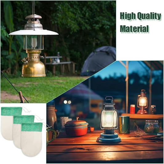 Lantern Mantles, 20PCS Propane Lantern Mantles, gas lantern mantles, Gas Lamp Mantles for Outdoor Camping Lantern