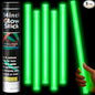 Lewtemi 5 Pcs Large Glow Sticks, 14 Inch Jumbo Light up Sticks Holiday Colorful Sticks Emergency Glow in The Dark Party Supplies for Camping, Halloween, New Year