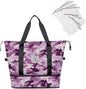 NPBAG Women Travel Duffel, Multi Functional Large Expandable Weekender Carry-on Tote, Gym Workout Overnight Bag, Mommy Hospital Bag for Labor and Delivery