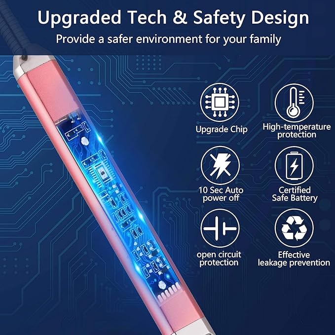 MEIRUBY 2 Pack Lighter Electric Candle Lighter Birthday Gifts for Women Mom Wife Men, Long Electronic Rechargeable USB Lighter Arc Windproof Flameless Lighters for Candle Camping BBQ