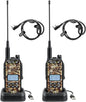 Retevis EZTalk 2 GMRS Two Way Radio, Walkie Talkie for Adults with Headsets, IP67 Waterproof Walkie Talkies, 2200mAh, Whisper, NOAA, Long Range Hunting Radios, 2 Way Radio for Hunting 2 Pcs