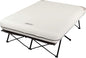 Coleman Camping Cot Air Mattress & Pump Combo Folding Camp Cot & Air Bed with Side Table & Battery-Operated Pump Great for Comfortable Outdoor Sleeping & Camping