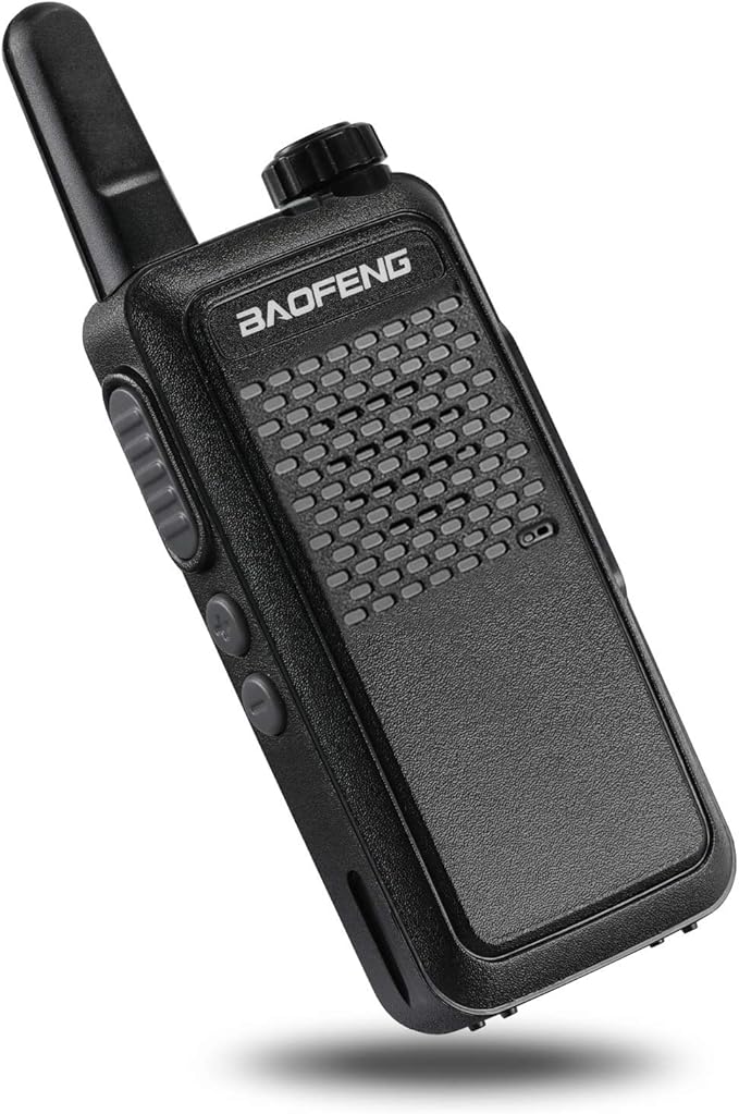 BAOFENG GT-22 Walkie Talkies for Adults Rechargeable, Long Range Two Way Radios with 1500mAh Battery, Portable Handheld VOX Handsfree with Earpieces, Holsters (2 Pack)