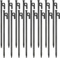 16 Pack Tent Stakes Heavy Duty Metal Tent Pegs for Camping Steel Tent Stakes 12 inch Unbreakable and Inflexible