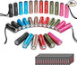 EverBrite 30-Pack Mini Flashlight Set, Aluminum LED Handheld Torches with Lanyard, Assorted Colors, Batteries Included for Party Favors, Night Reading, Camping, Power Outage, Gift to Christmas