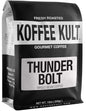 Koffee Kult Thunder Bolt - Whole Bean Coffee, Dark French Roast, 100% Arabica, Robust Blend, Bold Strong Artisan Flavor 12oz Resealable Package