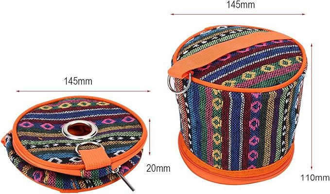 Uxsiya Outdoor Tissue Case Camping Hiking Wipes Box Foldable Roll Paper Storage Bag for Camping Tent