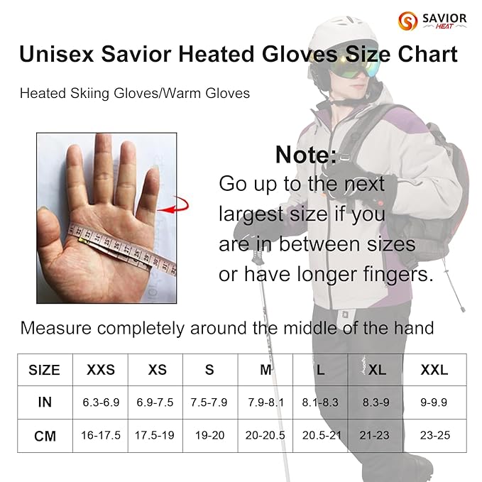 SAVIOR HEAT Heated Mittens Battery Gloves Men Women, 2023 Flexible Crab Finger Rechargeable Ski Mitten with 7.4V 2200mAh Battery for Winter Snow Skating Camping Hunting Hiking Motorcycle