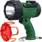 Rechargeable Spotlight,18W IPX7 Water-Resistant Flashlight, Handheld rechargeable spotlight, Super Bright 100000Lumens,10000mAh 20h Ultra-long Standby,Ideal Spotlight for Boating, Camping(green)…