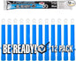Be Ready 12 Pack Blue Chemical Light Industrial Glow Sticks - Blue
