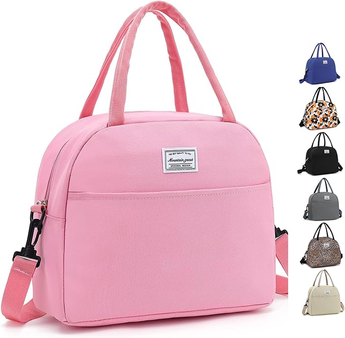 lunch bag women & men, Reusable Insulated Cooler Lunch Box Adult Water Resistant Lunch tote bag for Work Picnic Beach or Travel