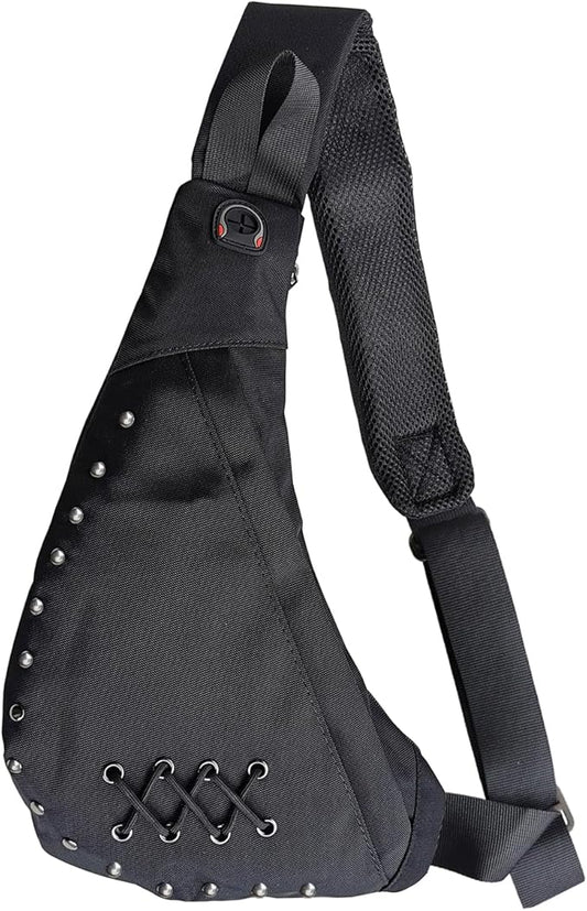 Nylon Sling Chest Bag Daypack Bicycle Travel Gym Backpack