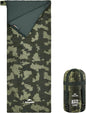 Naturehike Ultralight Sleeping Bag - Envelope Lightweight Portable, Waterproof, Comfort with Compression Sack - Great for 3 Season Traveling, Camping, Hiking, Jungle Green