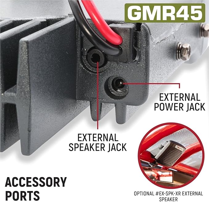 Rugged Radios GMRS 45 Watt Long Range Two Way Mobile Radio Kit for Overlanding Off Road Farming