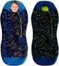AceCamp Glow in The Dark Mummy Sleeping Bag for Kids and Youth, Temperature Rating 30°F/-1°C, Water-Resistant for Camping, Hiking, and Slumber Party