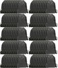 GoodtoU Drawstring Backpacks, 100 Pieces Drawstring Bags Bulk Nylon Backpack for Sport, Traveling, Team (Grey)