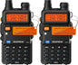 BAOFENG Ham Radio Handheld Tri-Band 5RX Upgraded of UV-5R Long Range Walkie Talkies for Adults Portable Two Way Radio for Camping, Hiking, Trip, Frequency Copy, AirBand, Chirp Compatible
