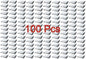 GALAXYLENSE Emergency Mylar Thermal Blanket for Survival First Aid Kits Army Outdoors Hiking Camping Bug Out Trauma Desert All Weather Condition Protection (100 Packs Silver)