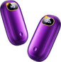 Hand Warmers Rechargeable, 14000mAh Electric Hand Warmer 2 Pack Dual-Sided Heating 17Hrs Warmth Max 131℉ USB-C Portable Pocket Heater for Raynauds, Hunting, Golf, Camping