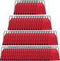 Drawstring Backpack Bulk 70Pcs String Backpack Drawstring Bags Cinch Bag Sackpack for Men Women Gym(Red)