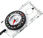 Multipurpose Outdoor Compass for Hiking, Scouting, Camping, and Navigation - Liquid-Filled, Transparent Base with Measuring Scales, Durable and Compact